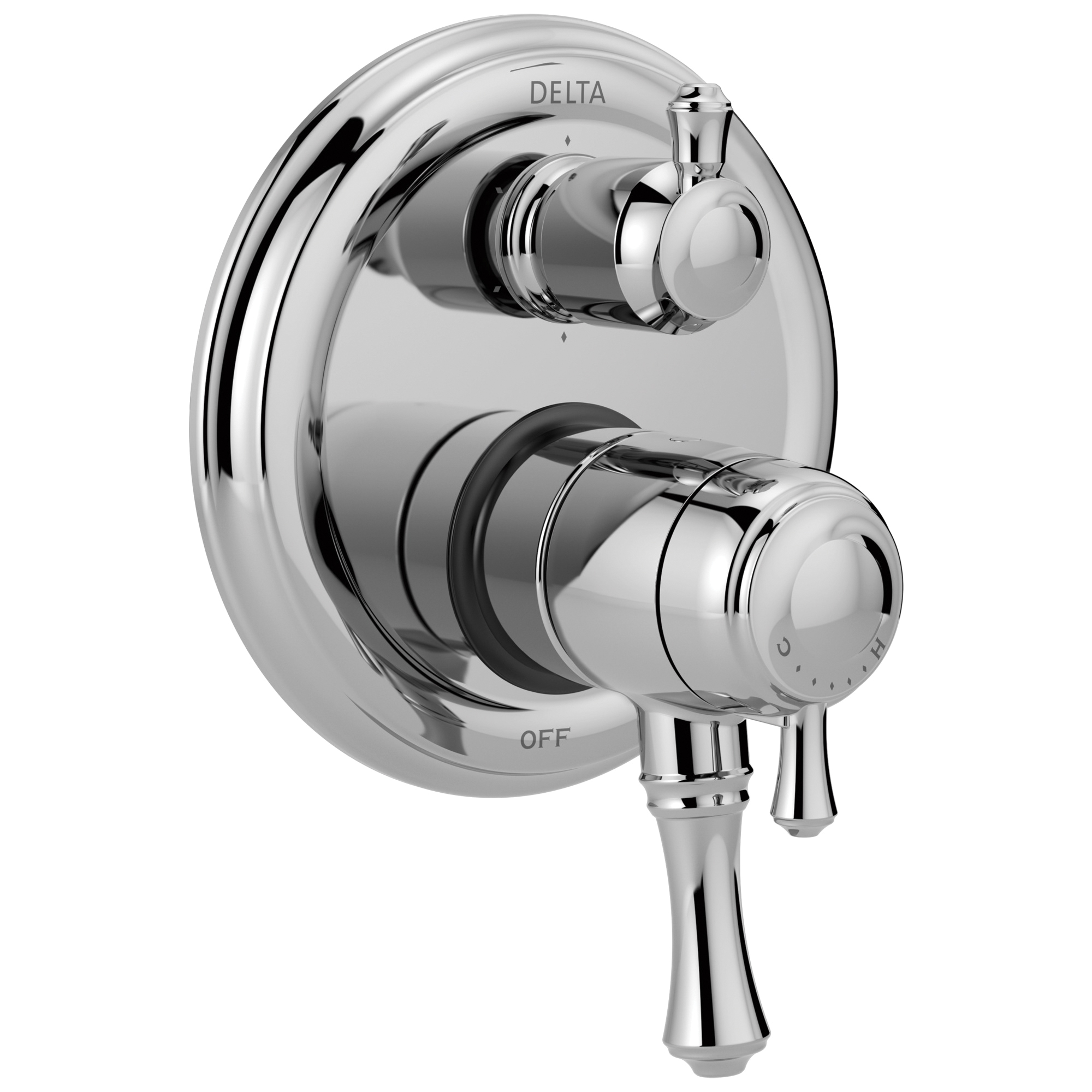 DELTA® T27997 Monitor® 17 6-Setting Traditional Valve Trim, Chrome 