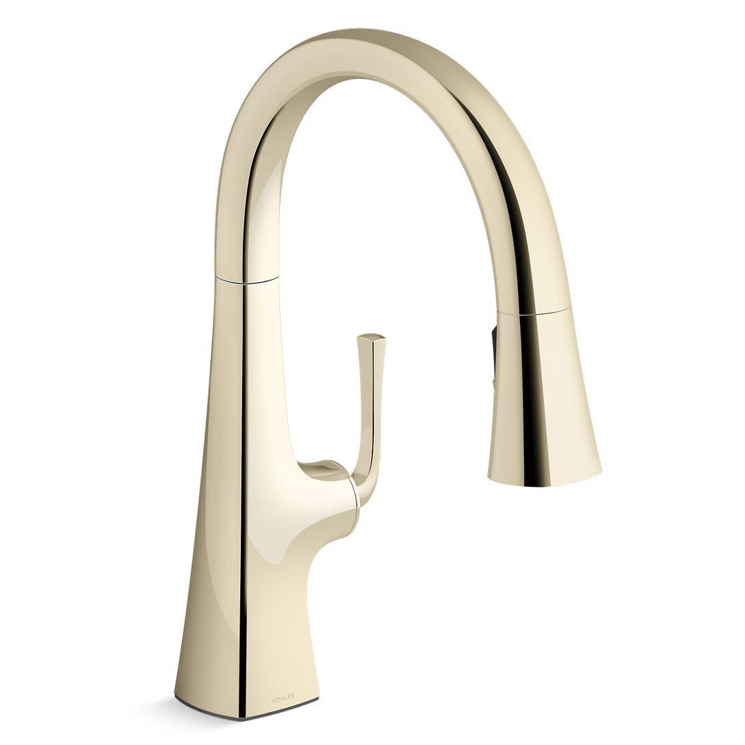 Kohler® 22063-AF 22063 Graze Pull-Down Kitchen Faucet, 1.5 gpm Flow ...