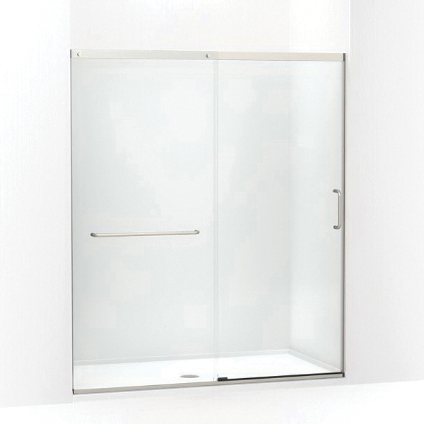 Kohler® 7076168LMX Elate® Tall Sliding Shower Door, Frameless Frame