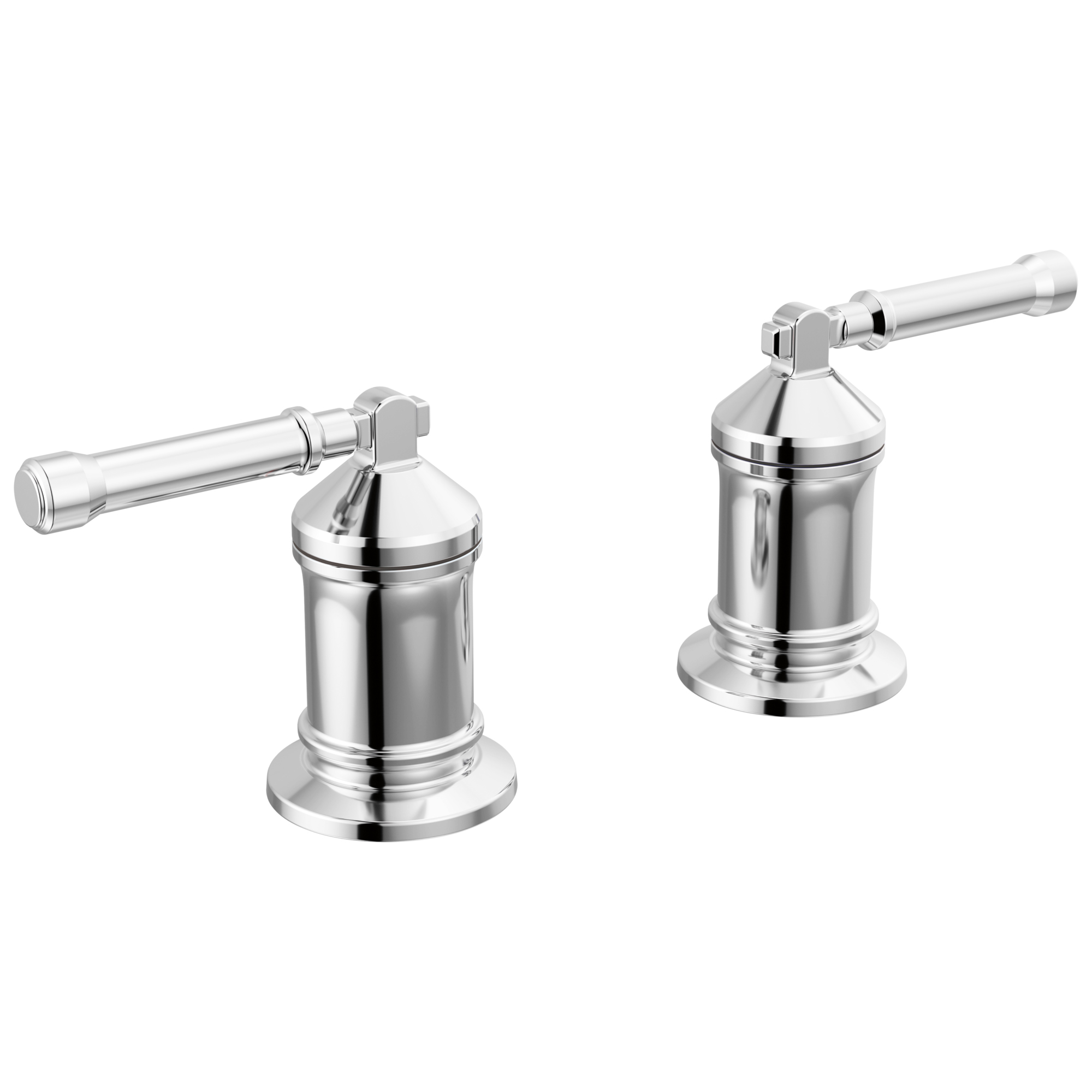 H596SSPR Delta Broderick™ 2 Handle Roman Tub handle KitLever