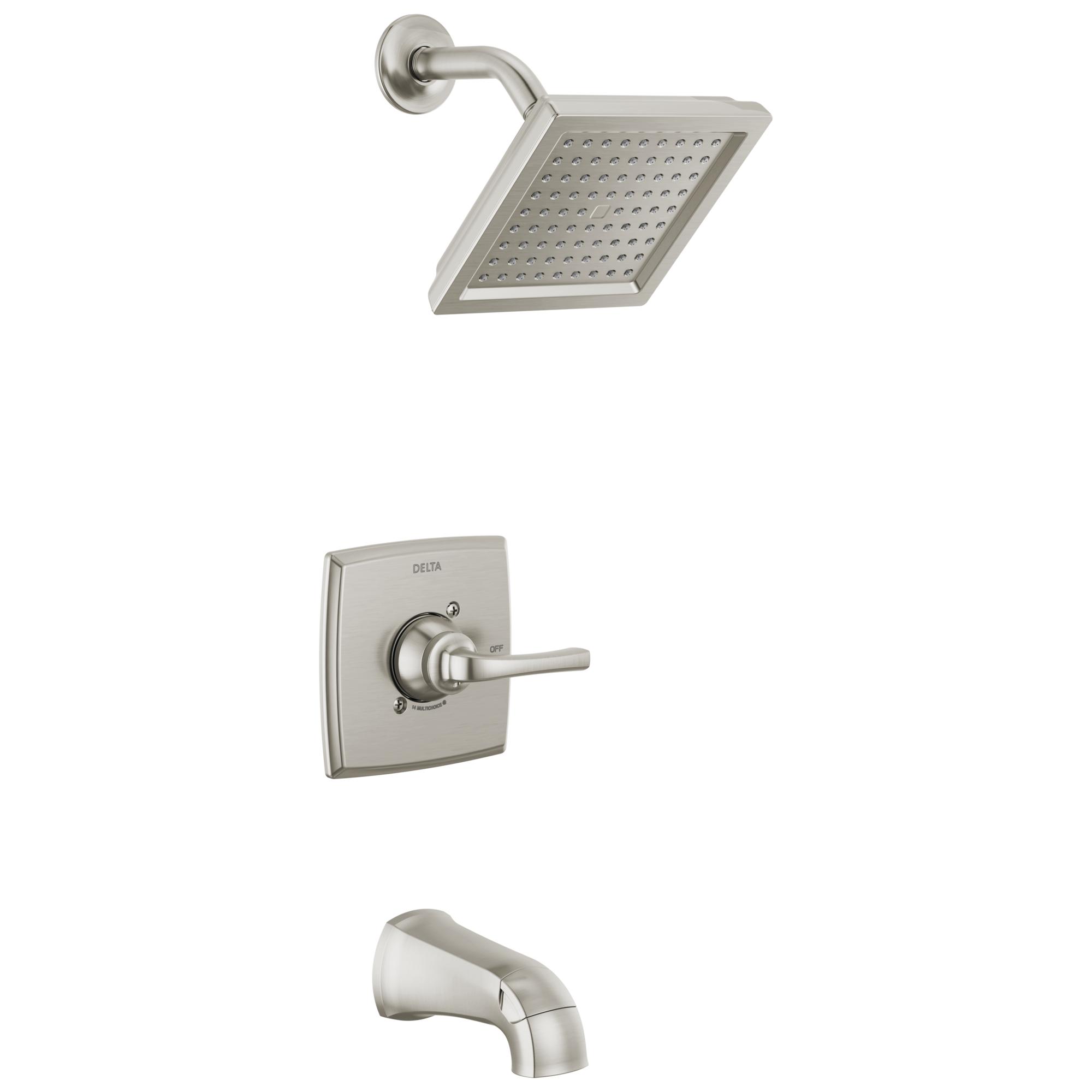 DELTA® 144864SP Monitor® 14 Geist® Single Handle Tub and Shower Faucet