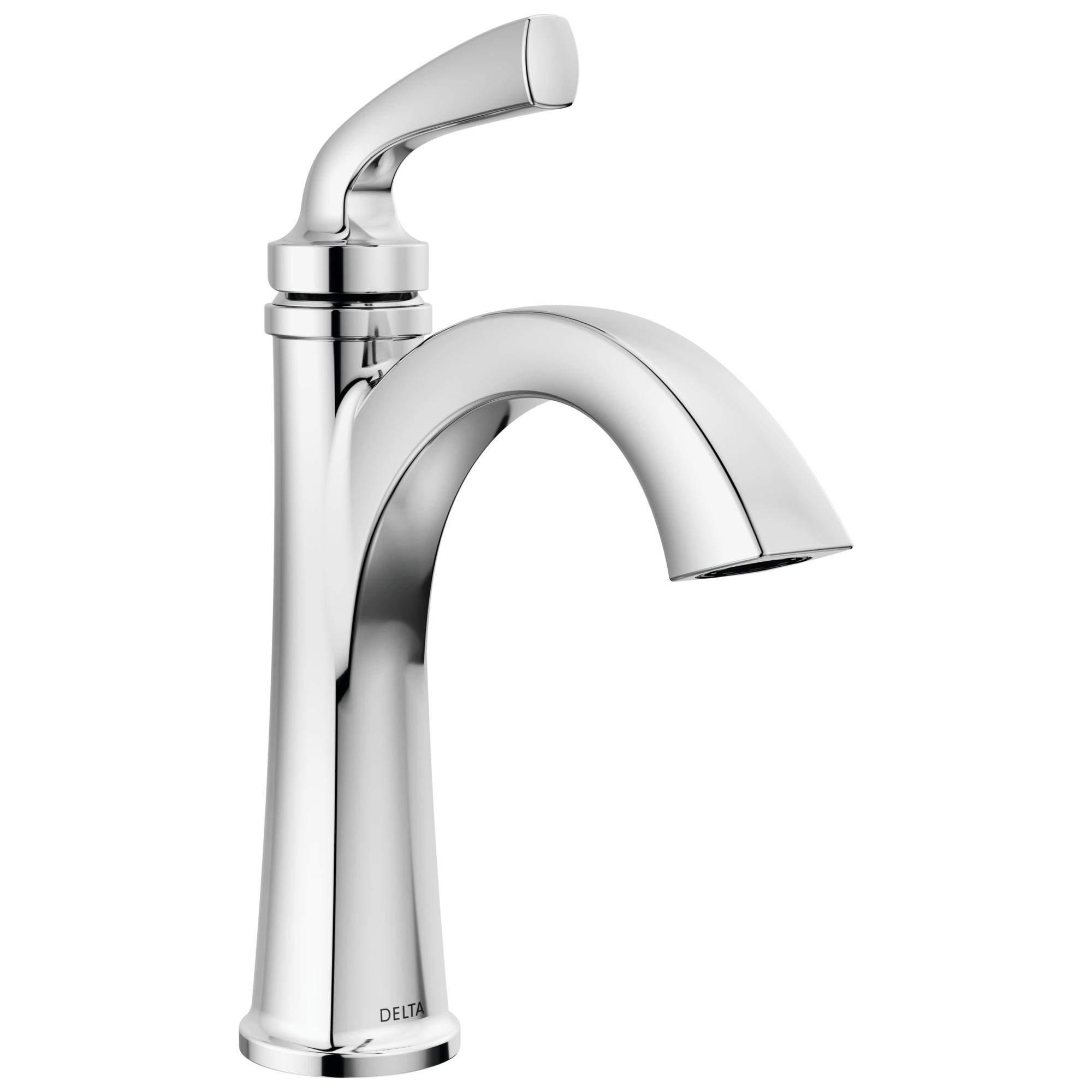 DELTA® 15864LF Geist™ Single Handle Bathroom Faucet, 1.2 gpm Flow Rate