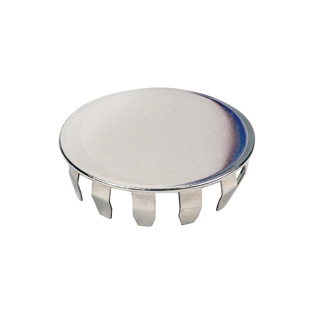 LK125A Replacement Snap-In Faucet Hole Cover, Stainless Steel, Brushed