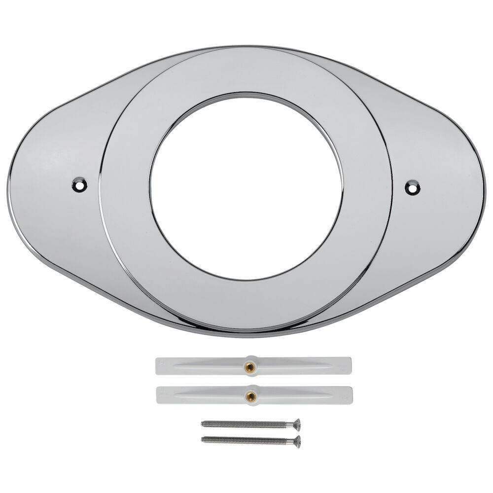 DeltaShower Renovation Cover Plate, Chrome