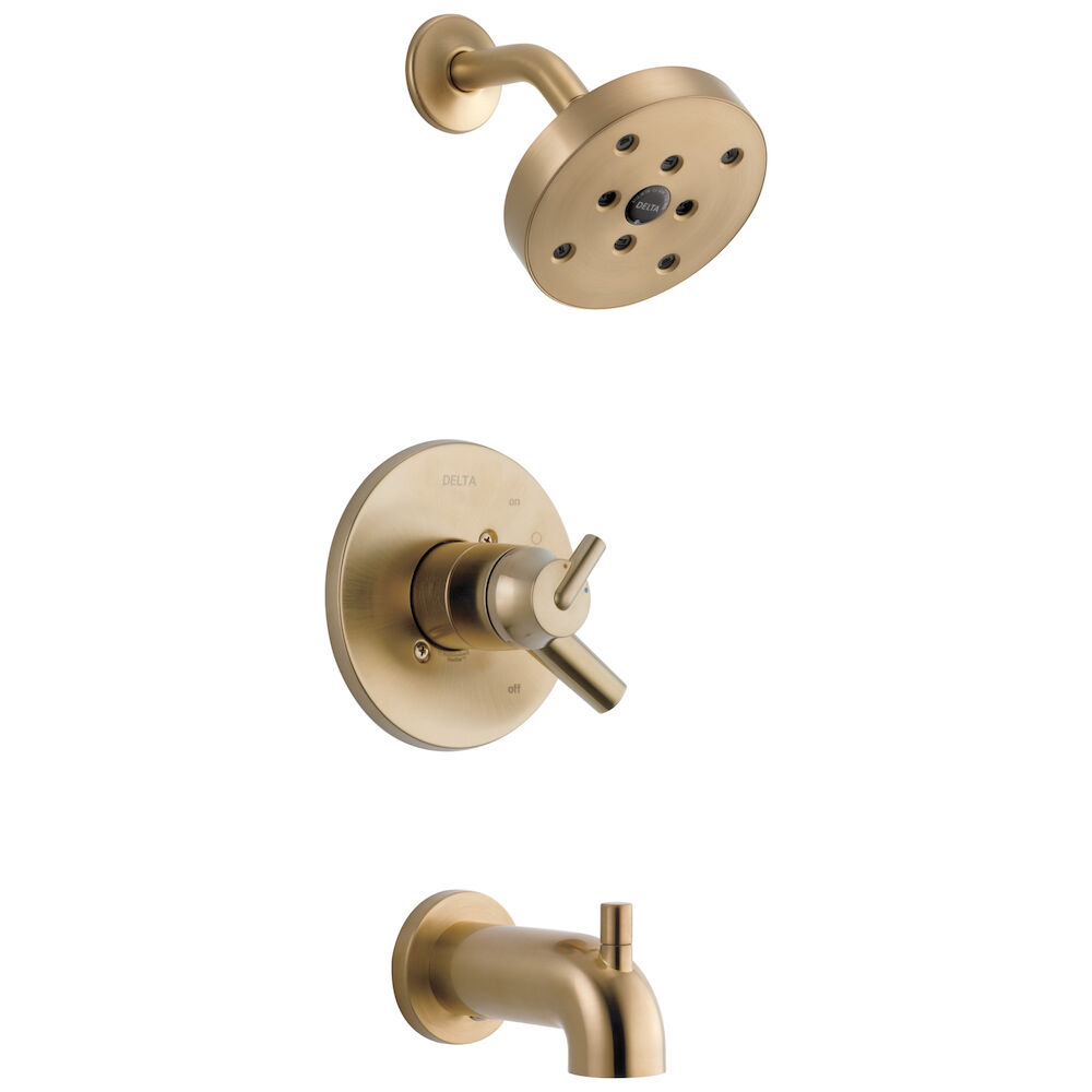 Delta Trinsic® Monitor® 17 Series H2OKinetic® Tub & Shower Trim, Champagne Bronze