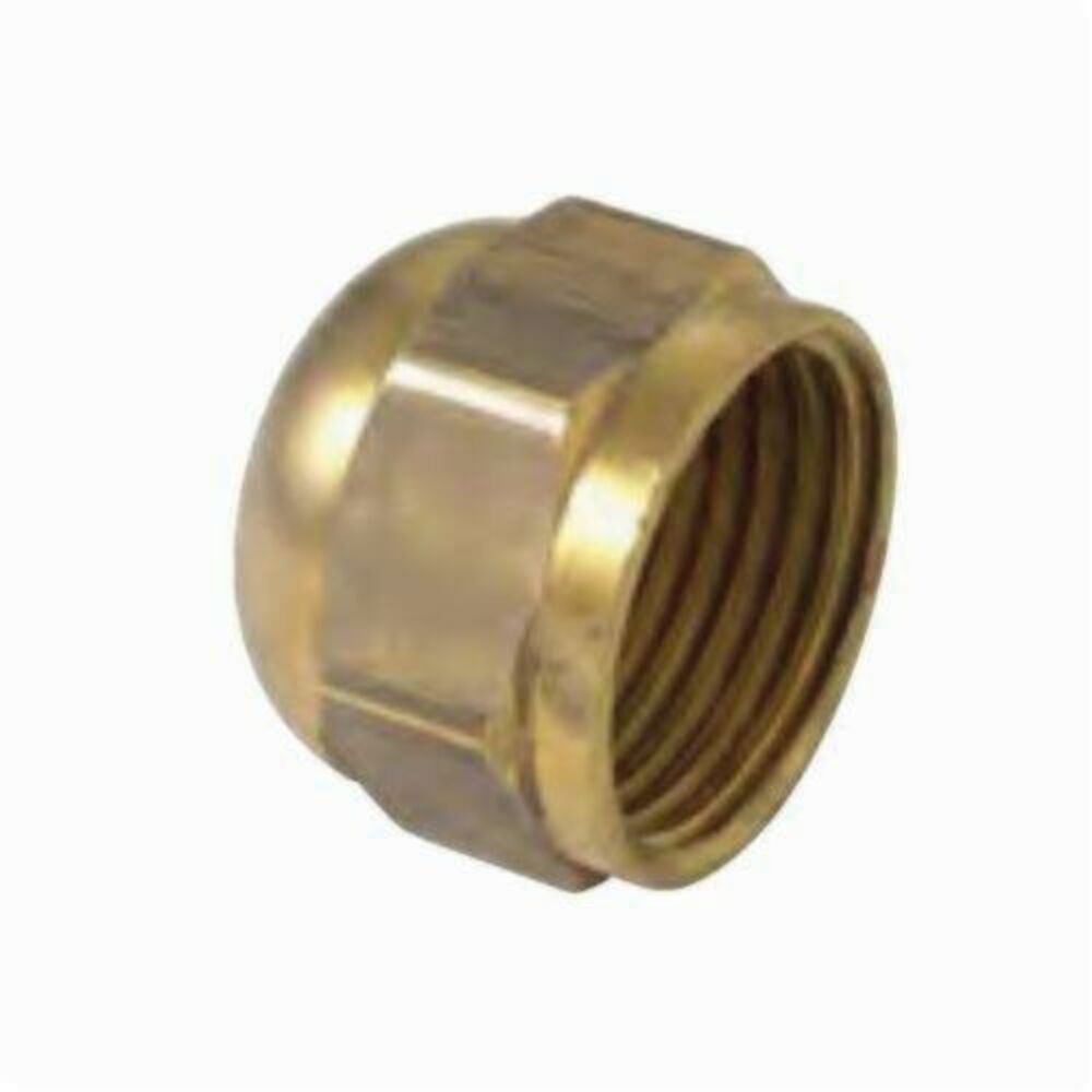 BrassCraft® 40-6X 40 Series Cap, 3/8", Flare, Brass