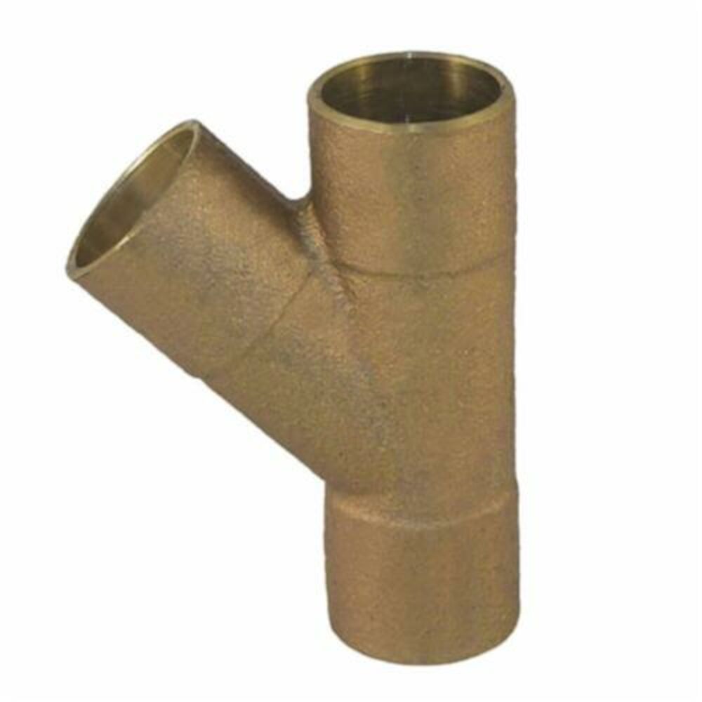 EPC 10051322 4749 Solder Pipe 45 deg Wye, 2 in, CxCxC, Brass, Domestic