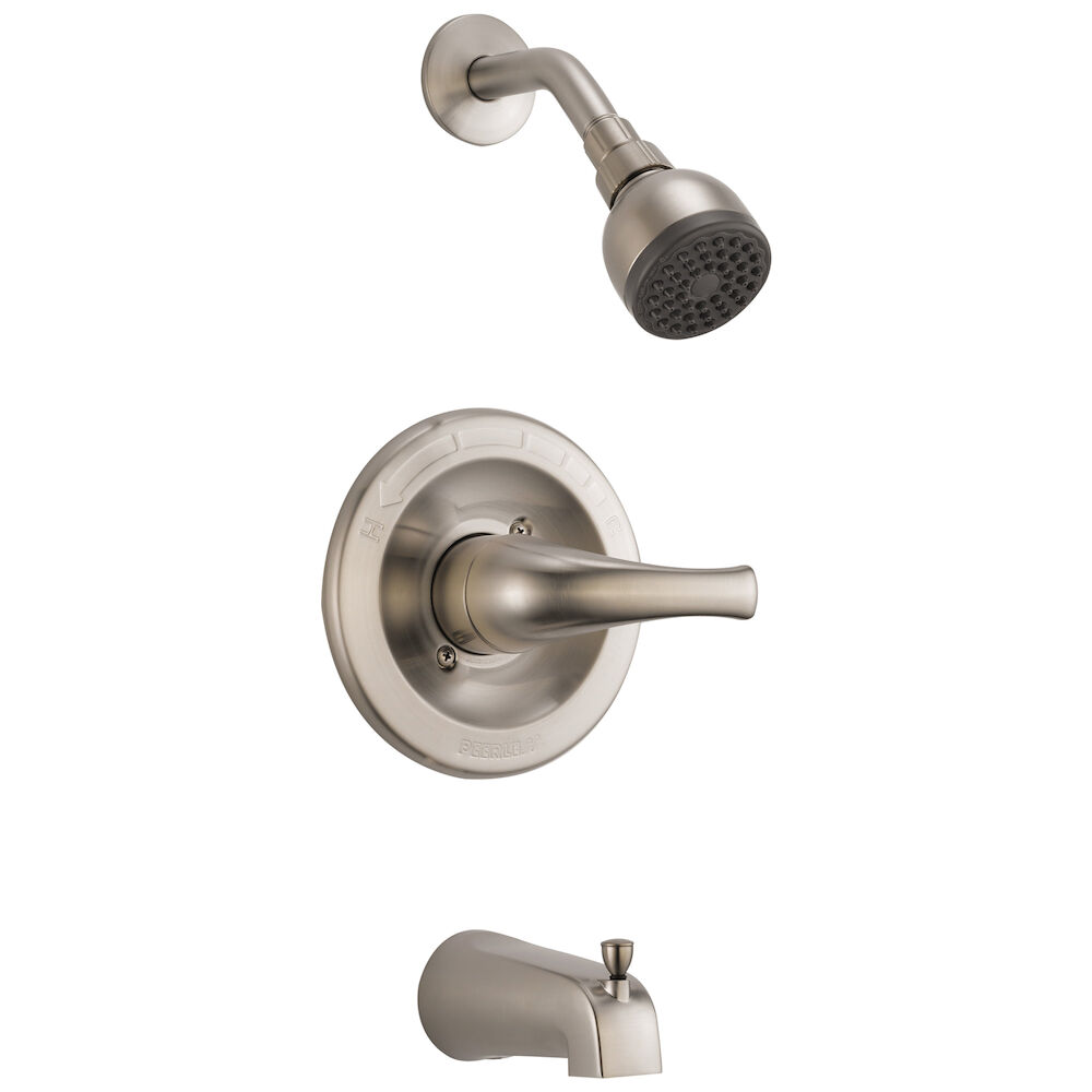 Peerless Core Tub and Shower Trim Kit, Brushed Nickel