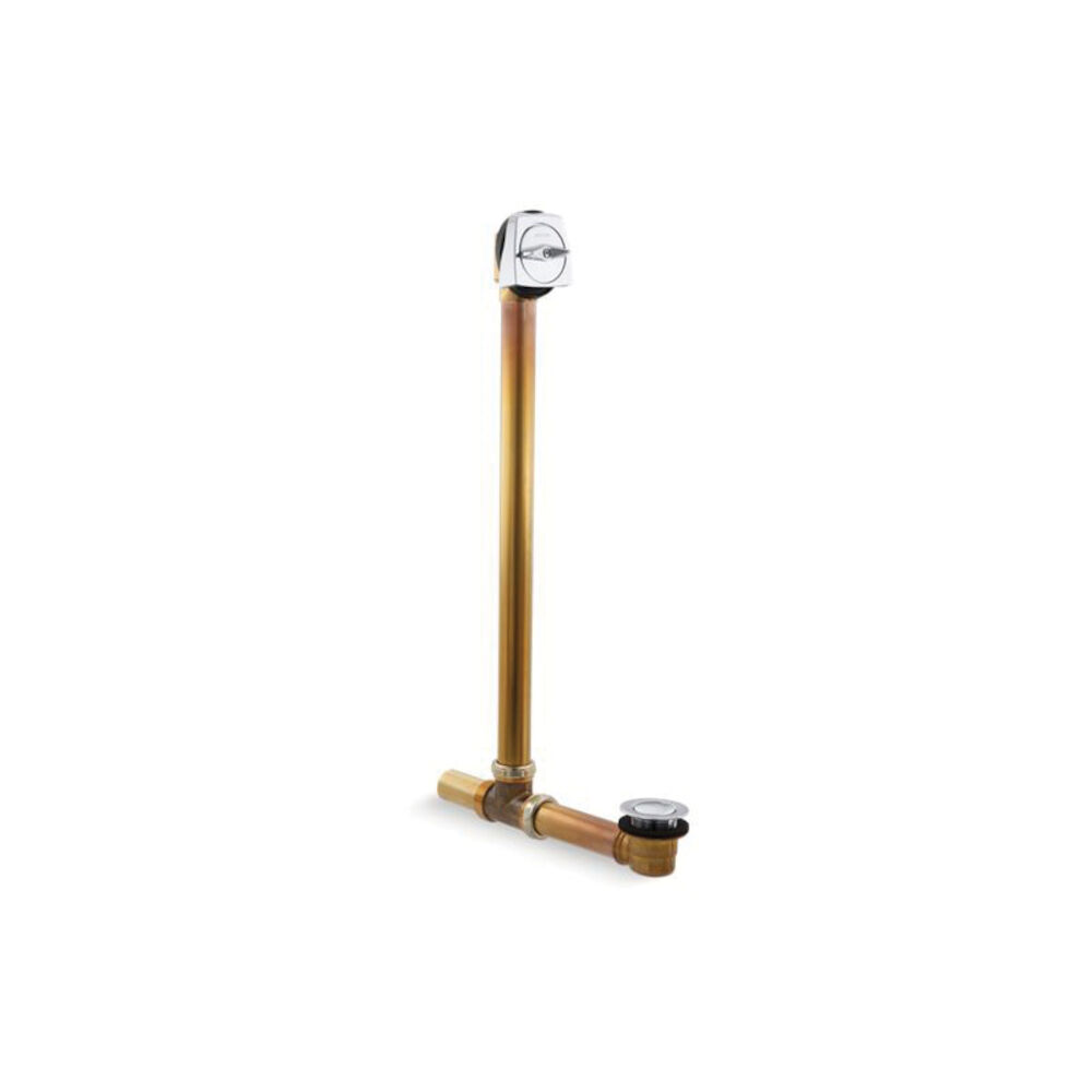 Kohler® 7166-AF-CP Adjustable Pop-Up Drain, 20-7/8 in Hx3-11/16 in W, 17 ga Brass, Polished Chrome