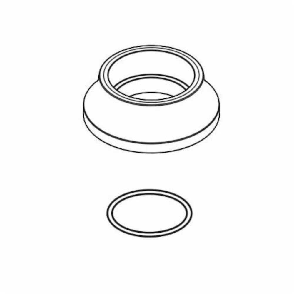 Moen® 150663SRS Handle Escutcheon, Spot Resist® Stainless Steel