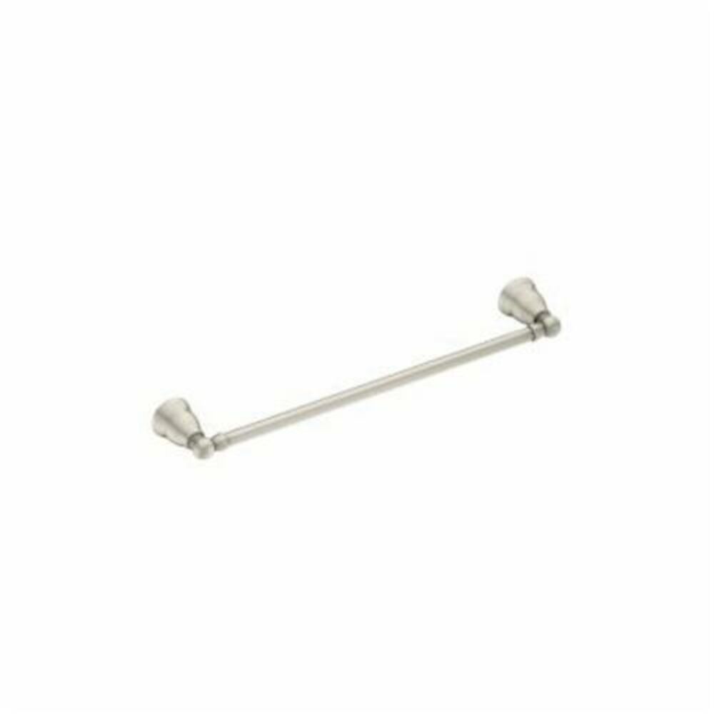 Moen® YB1018BN Traditional Towel Bar, 18" L Bar, Brushed Nickel