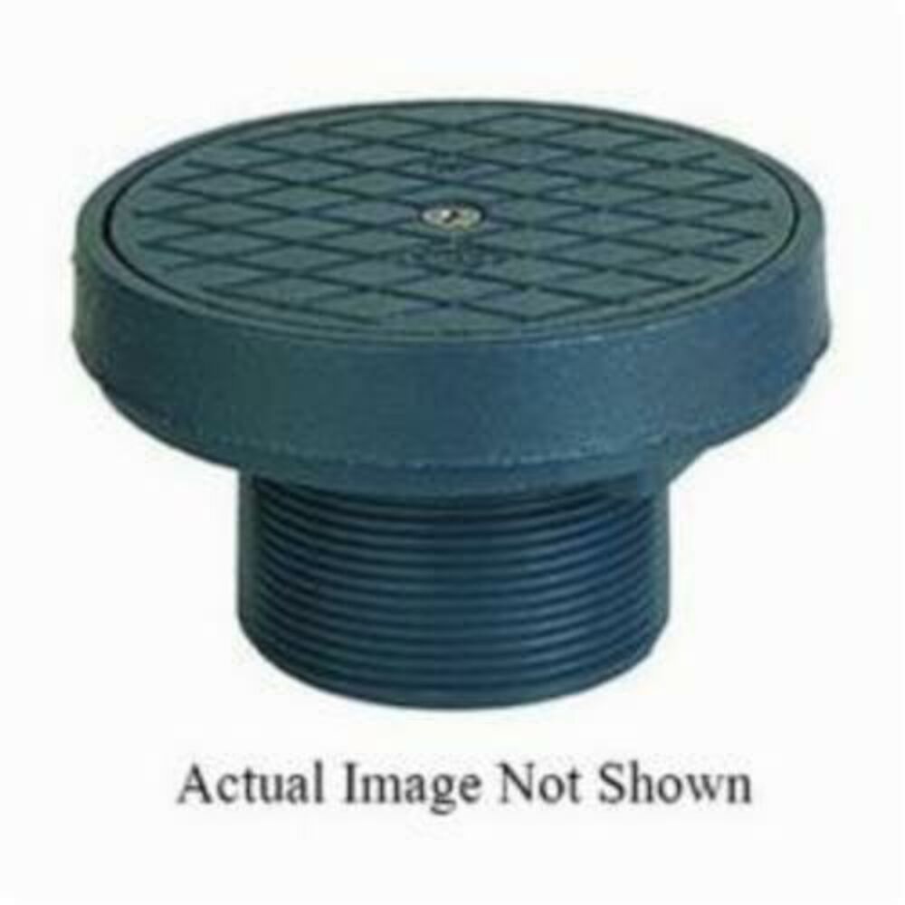 852-3LNR Adjustable On-Grade Cleanout, 3 in Cleanout, ABS