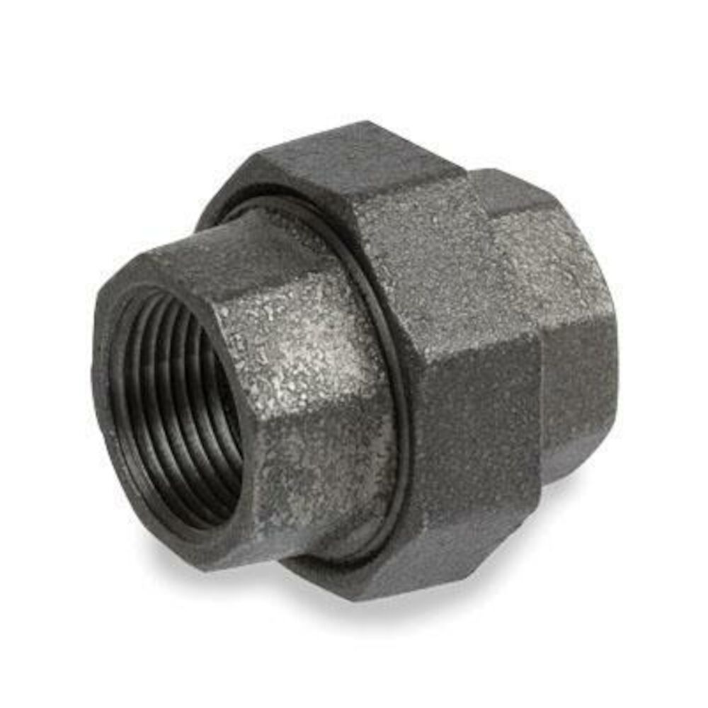 Union w/ Brass Seat, 1-1/2", NPT, 300 lb, Ductile Iron