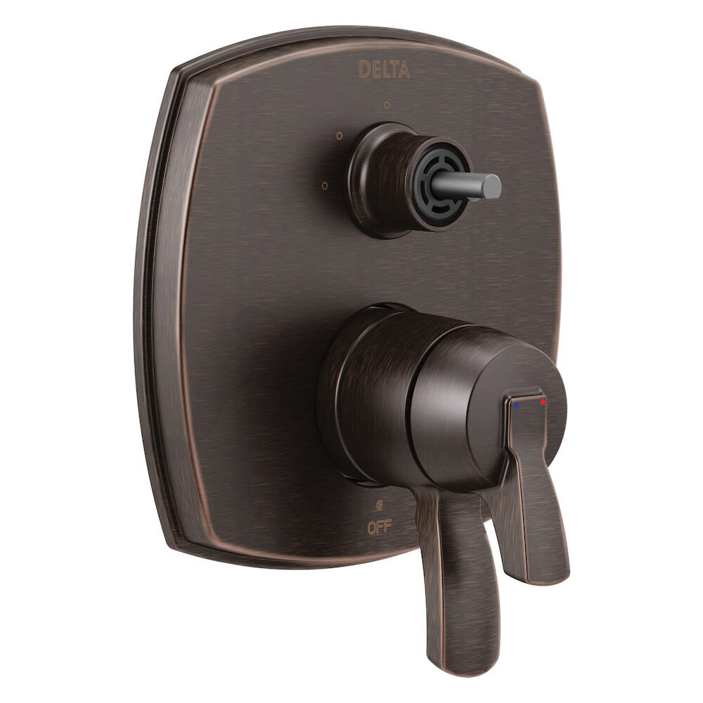 Delta Stryke® 17 Series Integrated Diverter Trim with Three Function Diverter Less Diverter Handle, Venetian Bronze