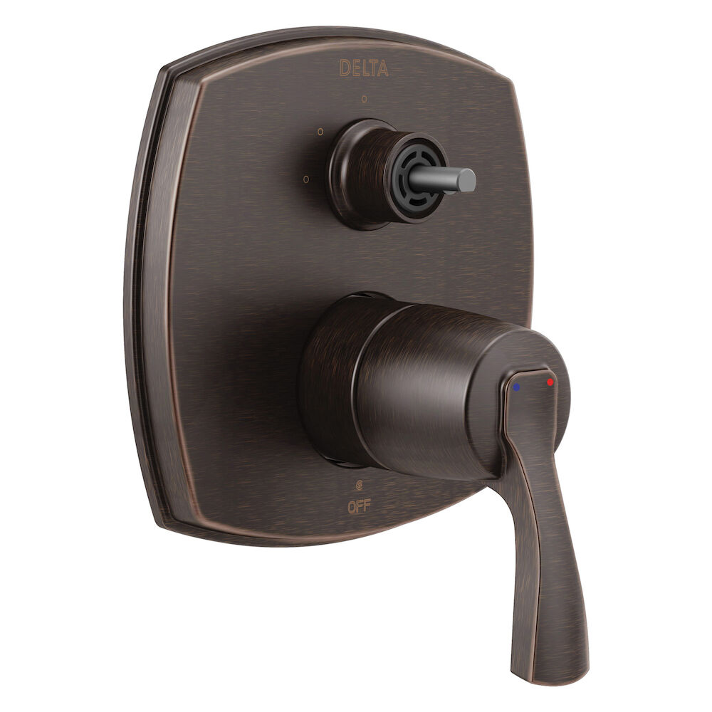 Delta Stryke® 14 Series Integrated Diverter Trim with Three Function Diverter Less Diverter Handle, Venetian Bronze