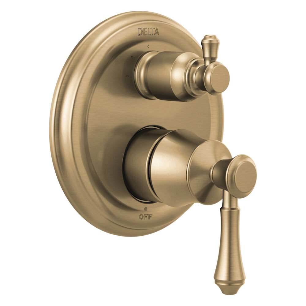 Delta Cassidy™ Traditional Monitor® 14 Series Valve Trim with 3-Setting Integrated Diverter, Champagne Bronze