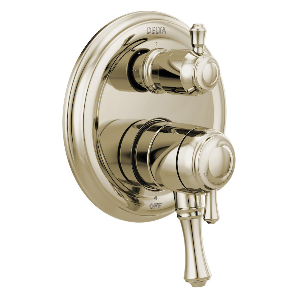 Delta Cassidy™ Traditional Monitor® 17 Series Valve Trim with 3-Setting Integrated Diverter, Polished Nickel