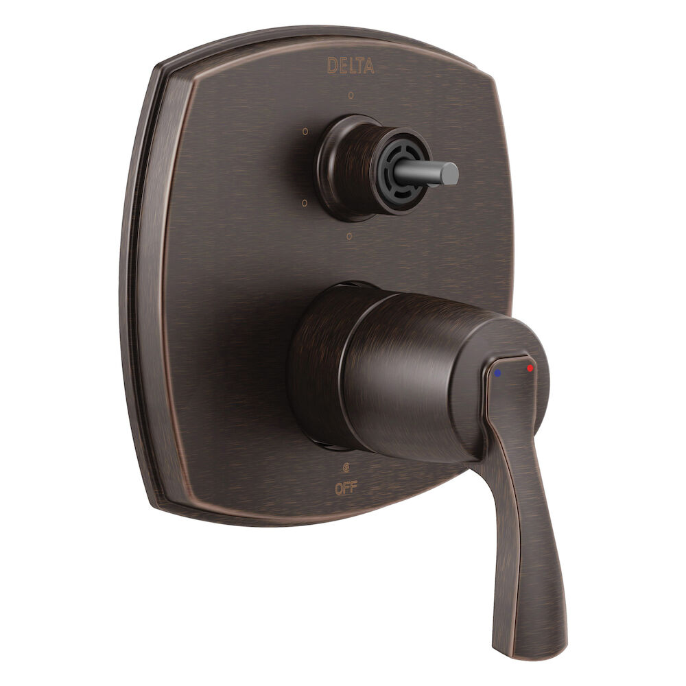 Delta Stryke® 14 Series Integrated Diverter Trim with Six Function Diverter Less Diverter Handle, Venetian Bronze