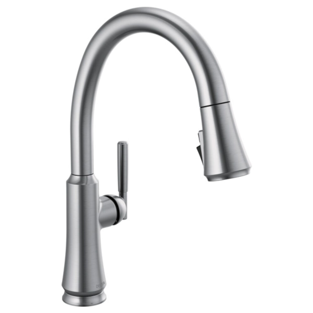 Delta Coranto™ Single Handle Pull Down Kitchen Faucet, Arctic Stainless