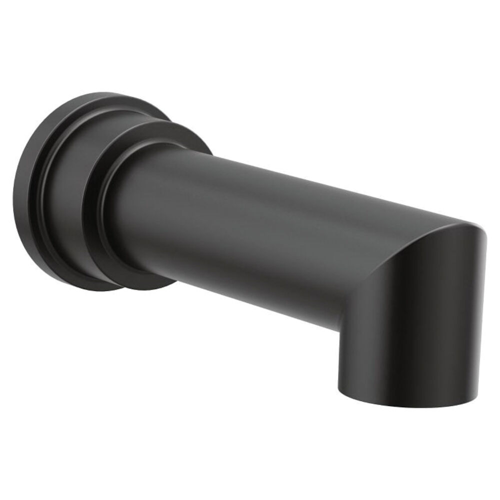 Moen® S16900BL Arris™ Non-Diverter Tub/Shower Spout, 1/2" Slip Fit/CC, Metal, Matte Black, Domestic