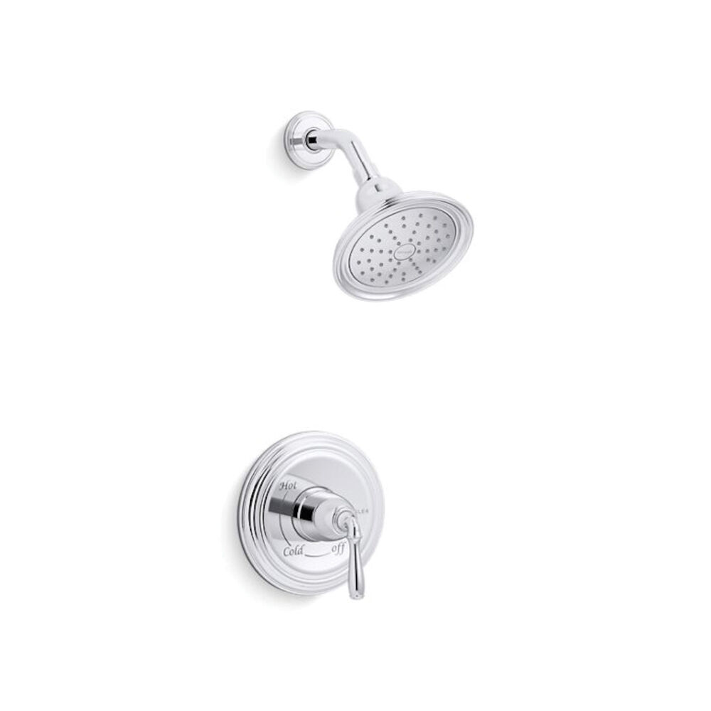 Kohler® TS396-4G-CP Shower Trim, 1.4 gpm Valve, 1.75 gpm Shower, Polished Chrome