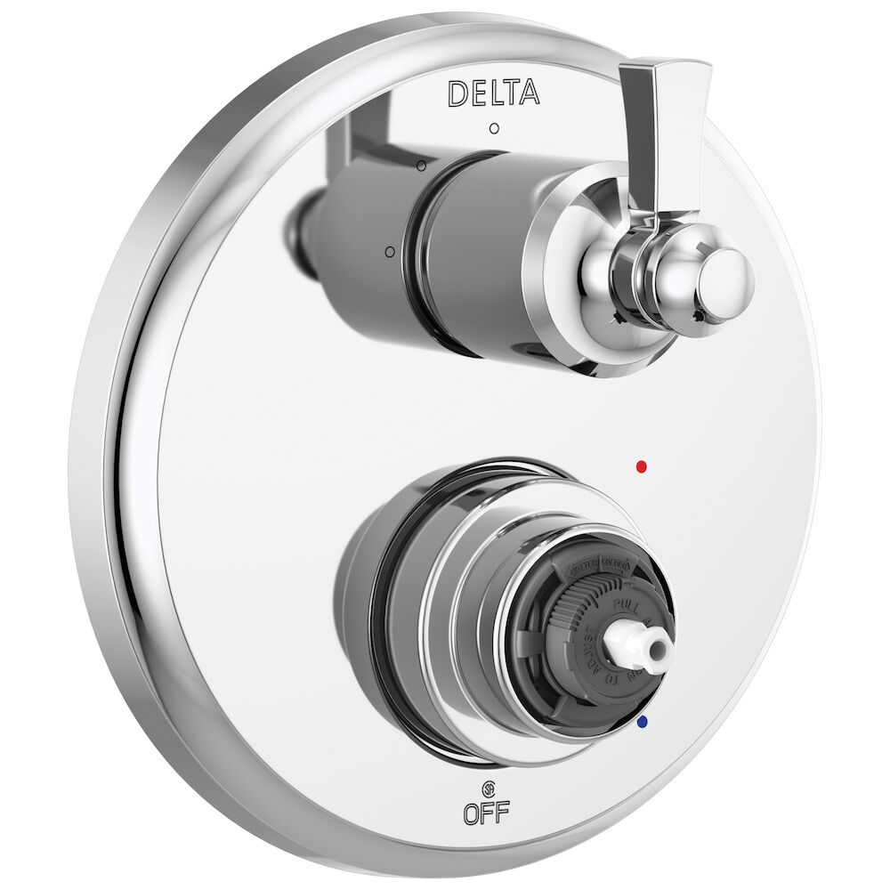 Delta Dorval™ Traditional 2-Handle Monitor 14 Series Valve Trim with 3 Setting Diverter, Chrome