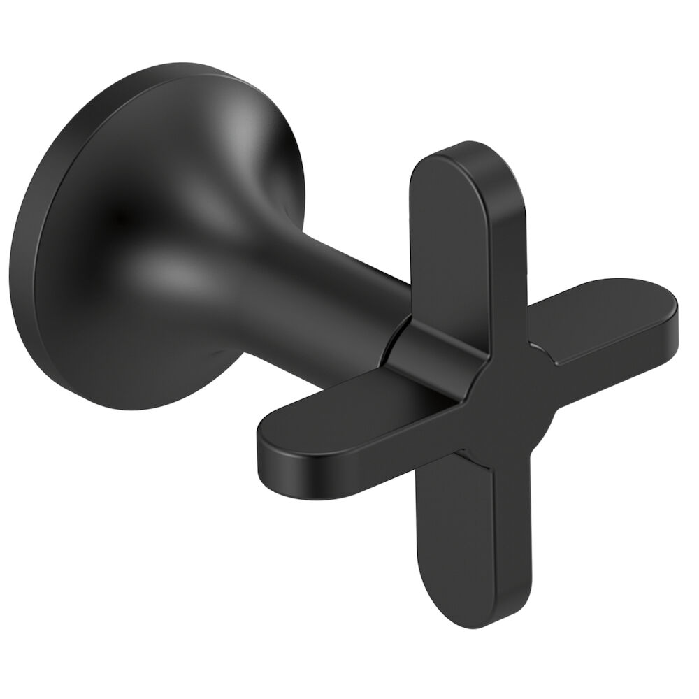 Brizo Jason Wu for Brizo™ Wall Mount Tub Filler Cross Handles, Matte Black
