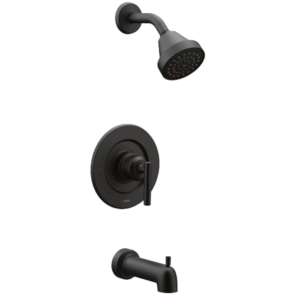 Moen® T2903EPBL Tub/Shower Trim Only, 1.75 gpm Shower, Matte Black