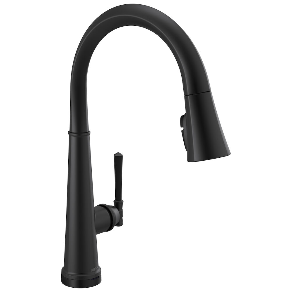 Delta Emmeline™ Single Handle Pull Down Kitchen Faucet with Touch2O Technology , Matte Black