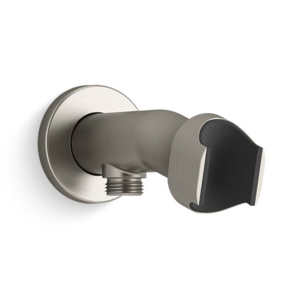 K-21051-BN Statement® Ves Wall-Mount Handshower Holder and supply elbow, Vibrant Brushed Nickel