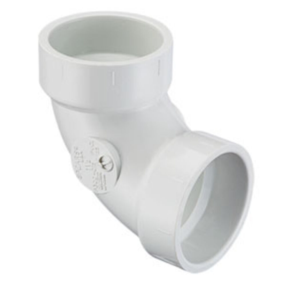 Spears® P300-060 90 deg Elbow Fitting/Connector 6" Nominal, Hub End style, PVC, Domestic