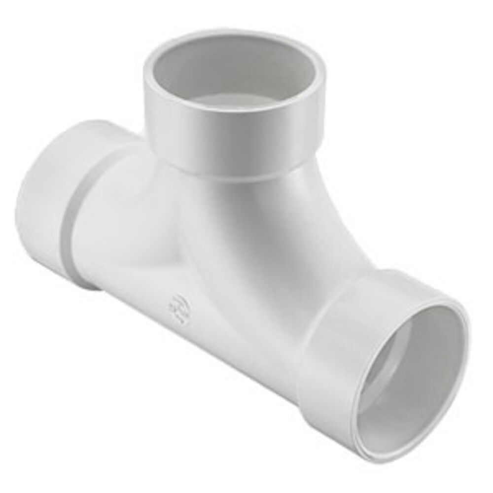 P448-030 3" 2-Way Cleanout, Hub, DMV, PVC, Molded