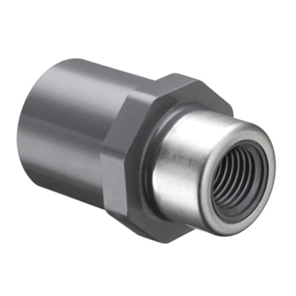 878-098SR, 3/4 x 1/4" Nominal, Spigot x FNPT End Style, SCH 80, PVC
