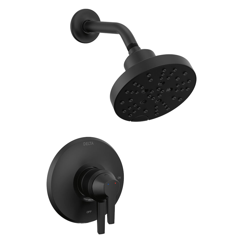 DELTA® Galeon™ 17 Series Shower Trim w/ H2OKinetic, Matte Black