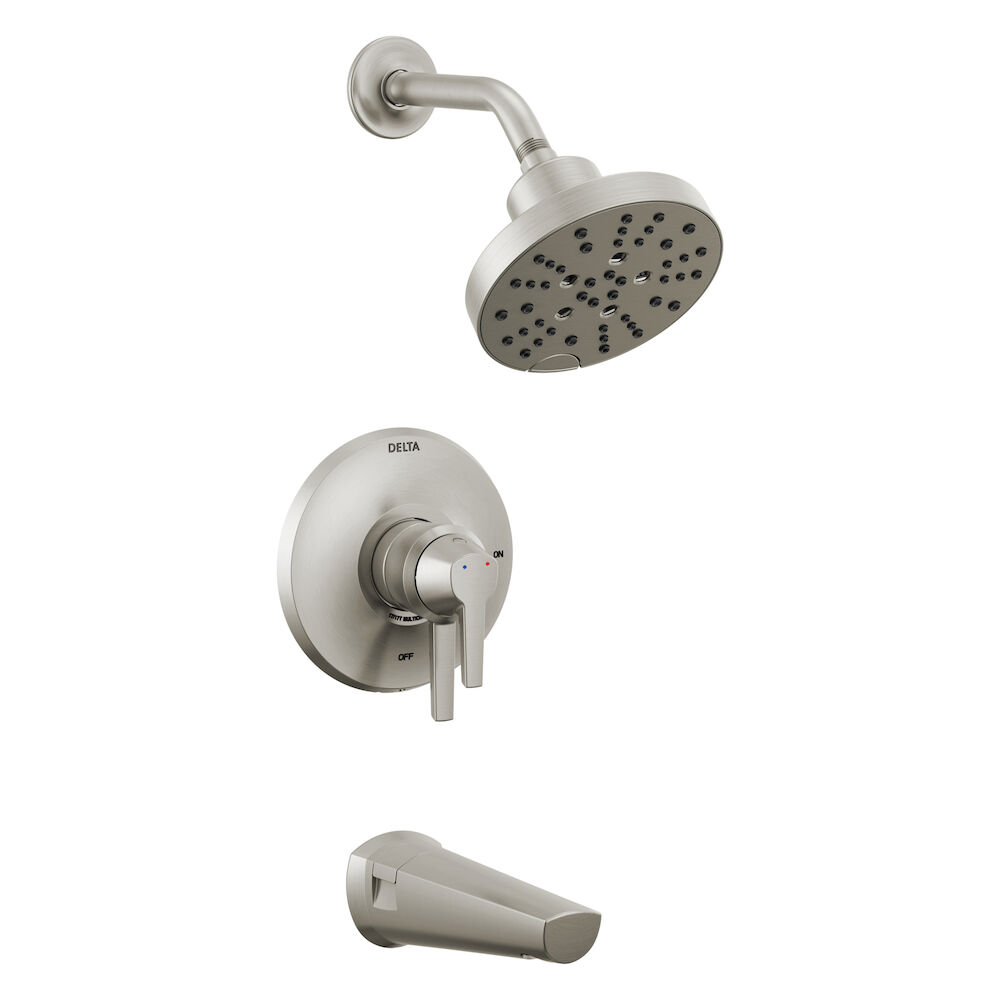 DELTA® Galeon™ 17S Tub Shower Trim w/ H2OKinetic, Lumicoat® Stainless