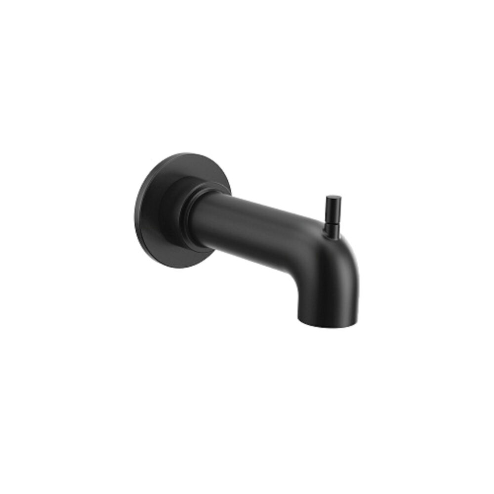 Moen® 3346BL CIA™ Slip-Fit Diverter Tub Spout, 1/2", Matte Black