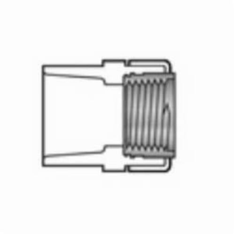 Spears® 835-020CSS Transition Female Adapter, 2", Socket x FNPT, SCH 80 ...
