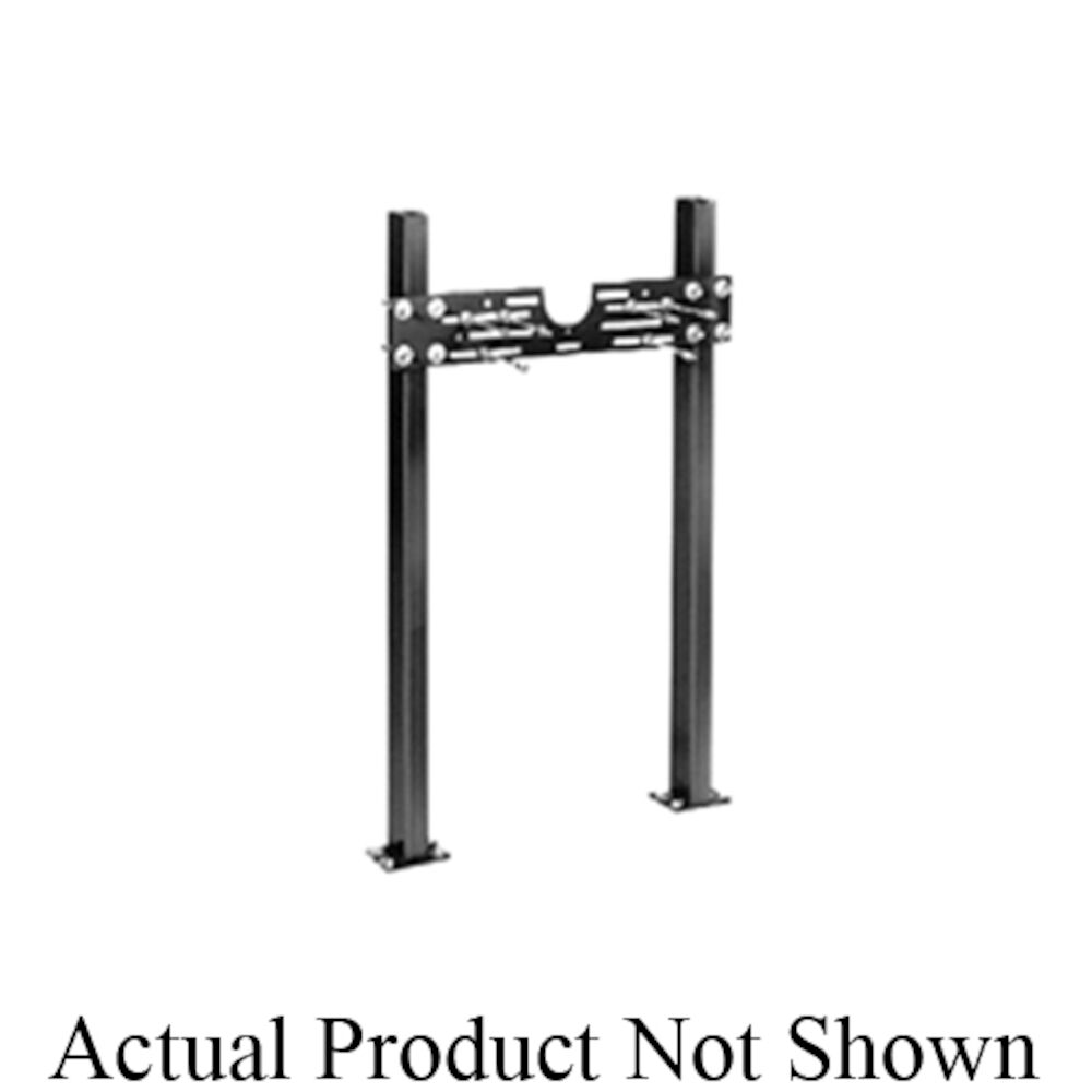 Z1224-F/K-2861 Back to Back Plate Lavatory Support System, For Use w/ K-2861 Hudson™ 19 x 17" Wall Mount Bathroom Sink w/ 4" Centerset Faucet Holes, 200 lb Load, Steel