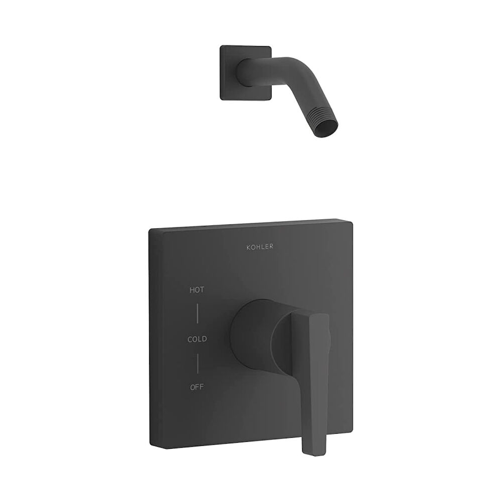Kohler® KTLS99764-4-BL Honesty® Shower Trim Kit, Trim only, Plastic. Matte Black