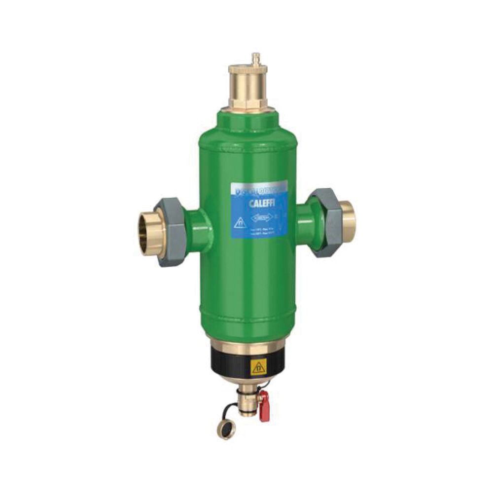 DISCALDIRTMAG® 546199A Air and Dirt Separator With Magnet, 2" Nominal, Solder Connection, 150 psi, 25 gpm, 32 to 230 deg F, Steel