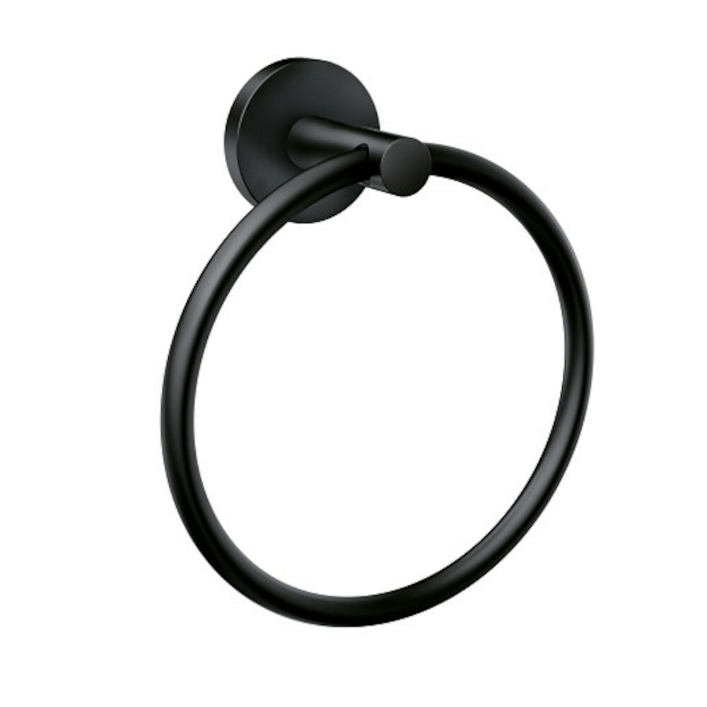Y5785BL Arlys™ Towel Ring, 6-5/16" Dia Ring, Matte Black