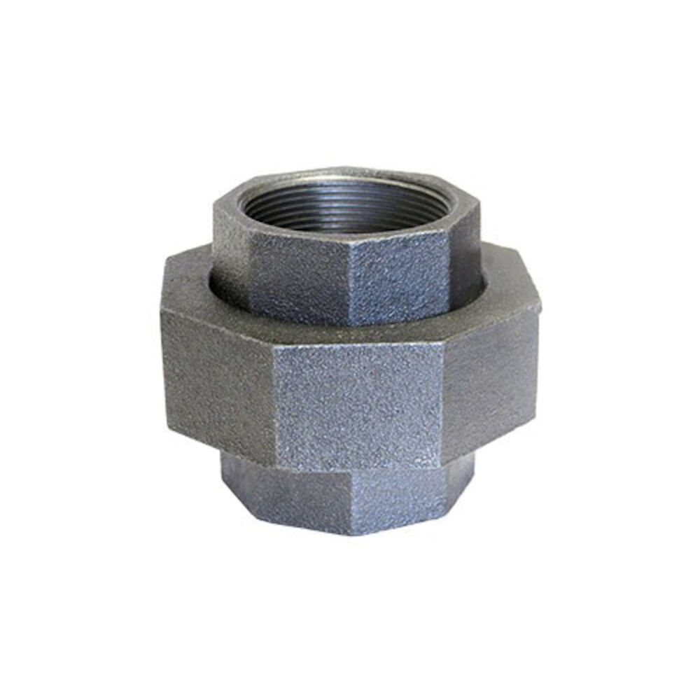 Anvil® 0312822489 FIG 554 Pipe Union, 3 in, 250 lb, Malleable Iron, Black, Domestic