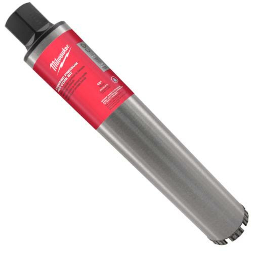 Milwaukee® Tool 48-17-3040 Premium Grade Wet Core Bit, 4" Drill - Fraction, 0.209" Drill - Decimal Inch