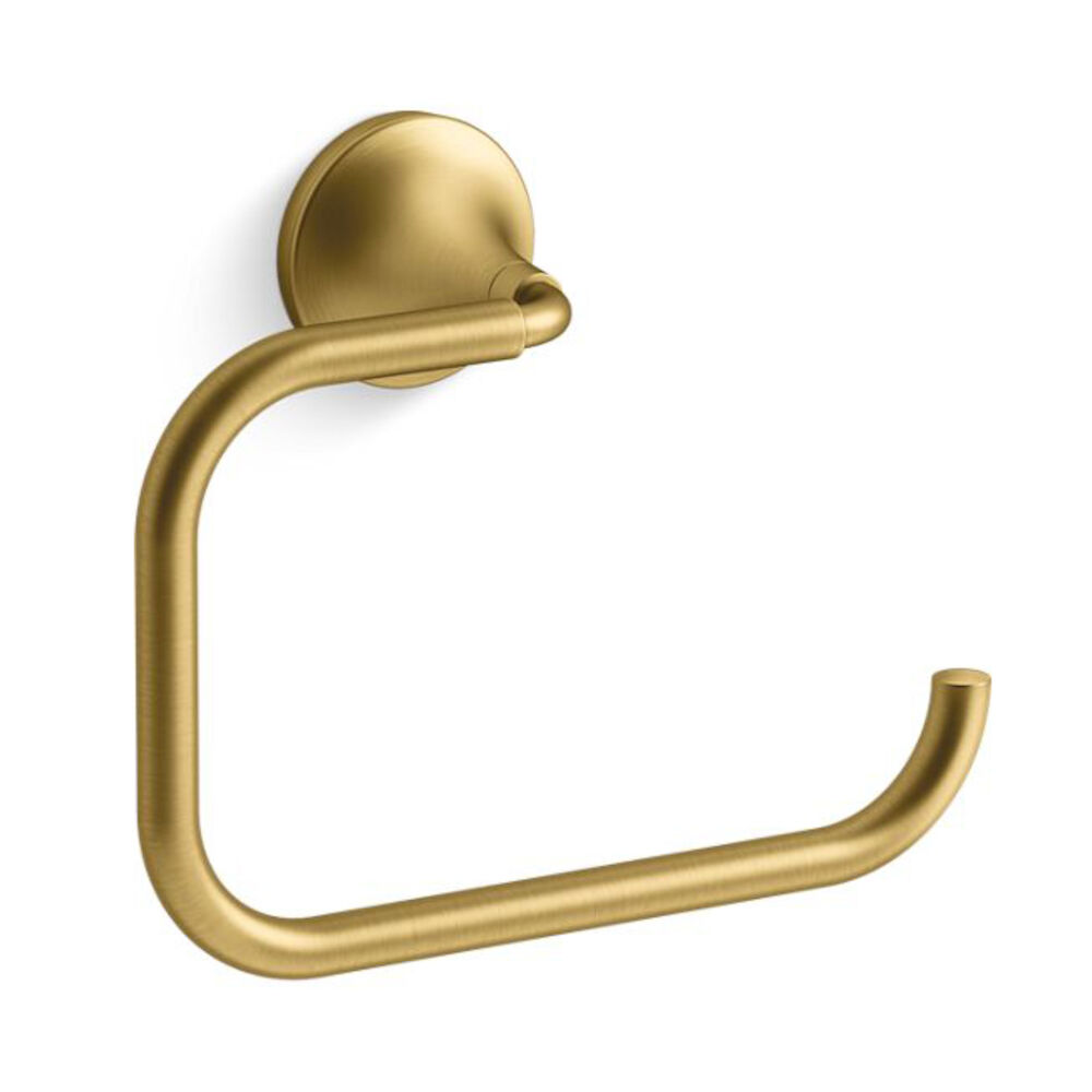 Kohler® 27428-2MB 27428 Tone Wall Mount Towel Ring, Brushed Brass