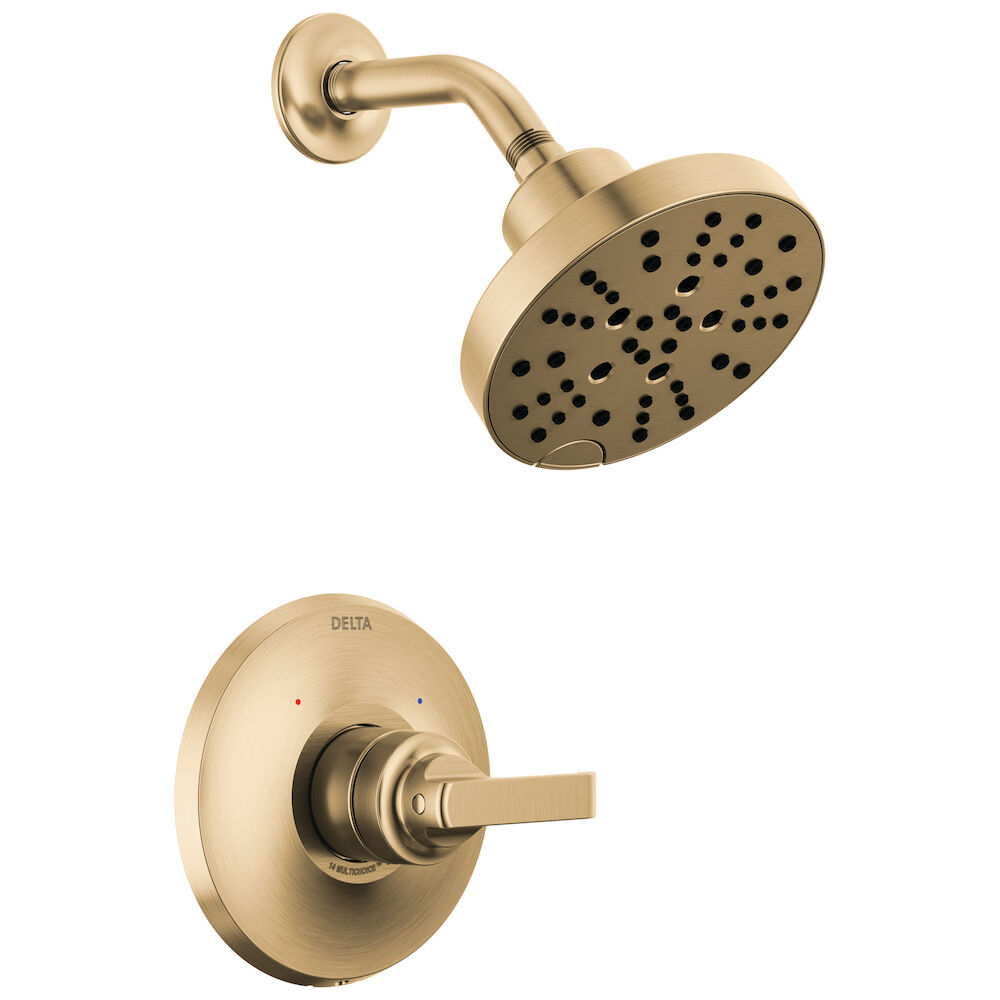 Delta Tetra™ 14 Series Shower Trim, Lumicoat® Champagne Bronze