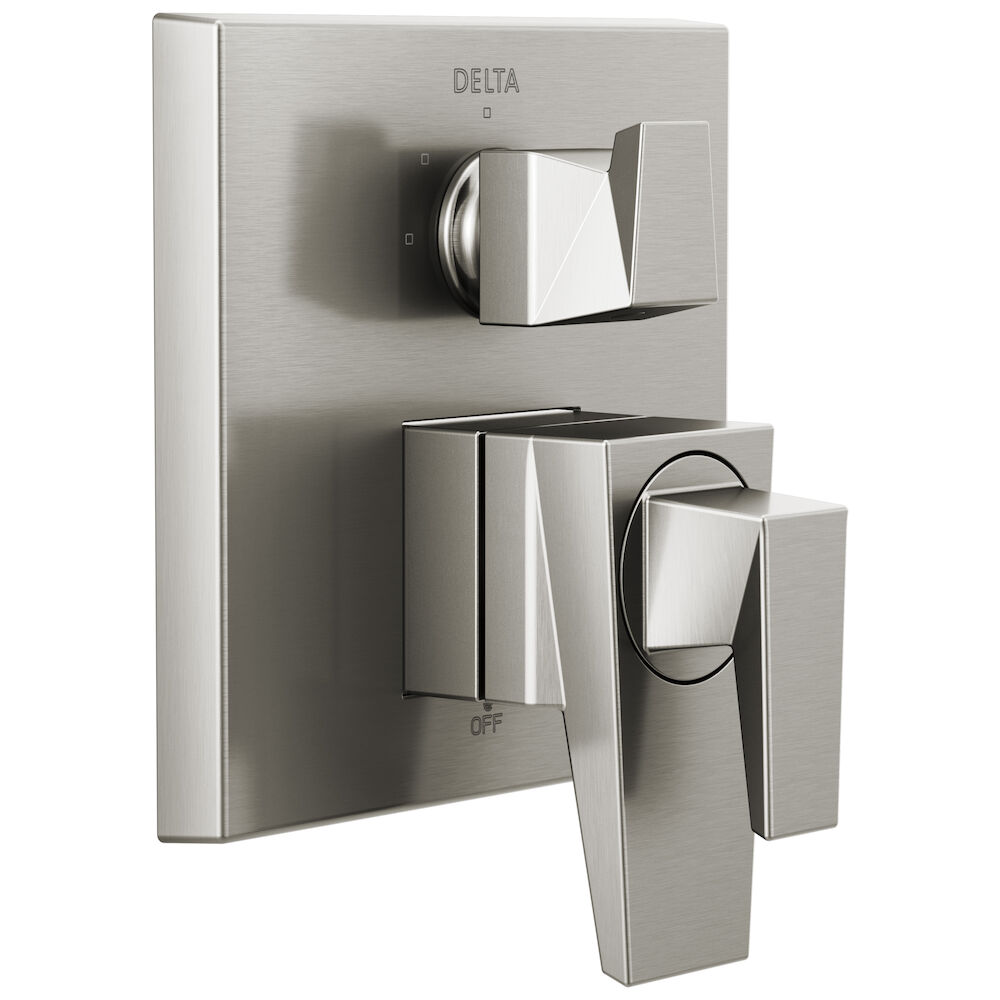 Delta Trillian™ Two-Handle Monitor 17 Series Valve Trim with 3-Setting Diverter, Lumicoat® Stainless