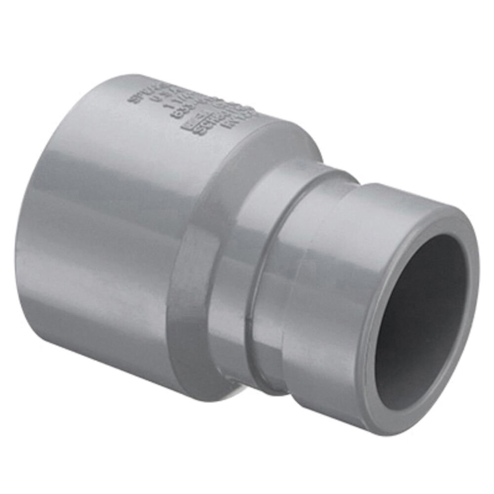 Spears® 833-050CF Standard Coupling Adapter, 5 in, Grooved x Socket, SCH 80/XH, CPVC