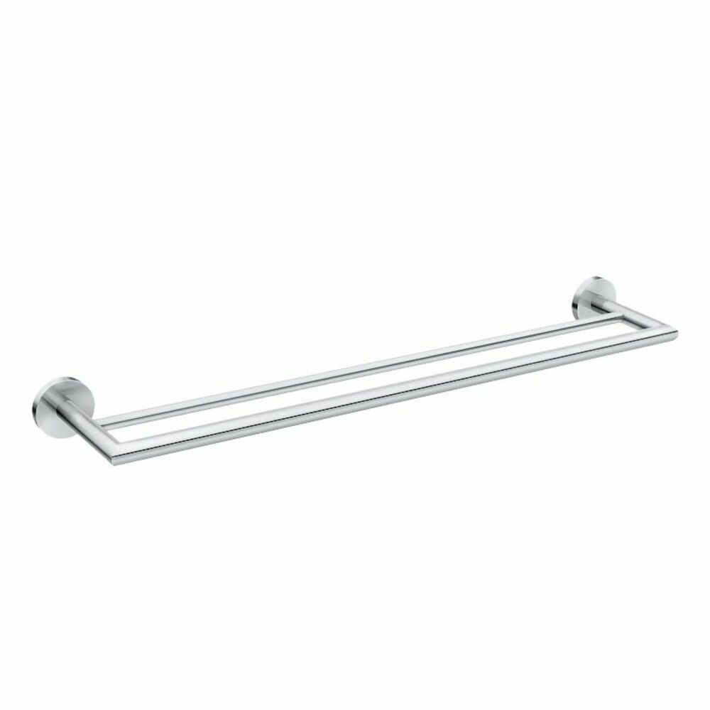 Y5722CH Arlys Chrome Double Towel Bar, 24" L, Chrome
