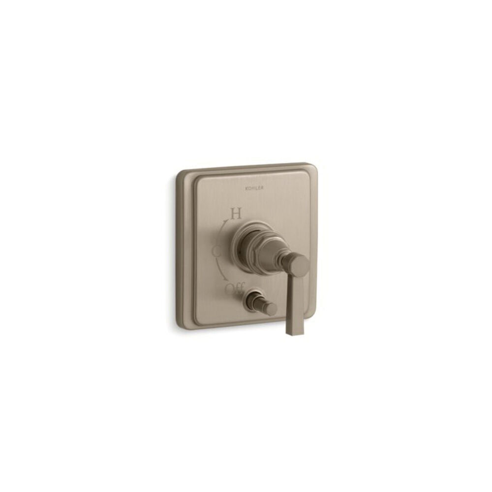 Kohler® T98757-4A-BV Pinstripe® Rite-Temp® Valve Trim, Vibrant® Brushed Bronze