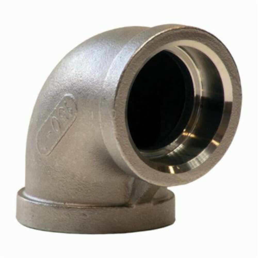 SWM601-12 90 deg Pipe Elbow, 3/4", Socket Weld, 150 lb, 316/316L Stainless Steel